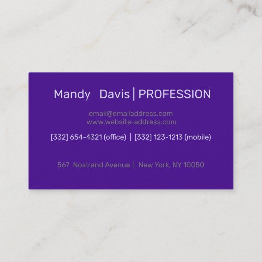 Jazzy winterkat - visitekaartje (Achterkant)