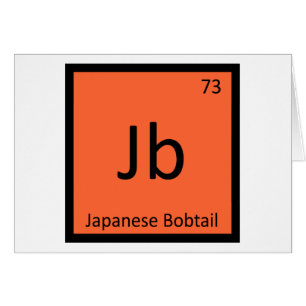 Jb - Japanse Bobtail Kat Periodiek Systeem Element