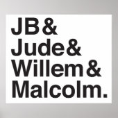 JB Jude Willem Malcolm Poster (Voorkant)