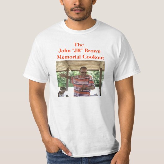 JB Memorial Cookout Tee Shirt (Voorkant)