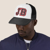'JB'-monogram Trucker Pet (In situ)