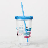 JB Pritzker 2028 Acryl Drinkbeker (Links)