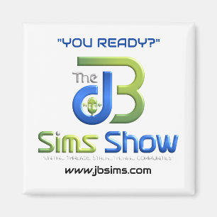 "JB Sims Show Eenheidsmagneet - Inspirerende koelk Magneet