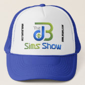 JB Sims Show Handtekening Trucker Hat Trucker Pet (Voorkant)