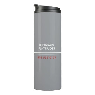 JBHS VMA Black with White Logo Customizable Thermosbeker