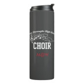 JBHS VMA Black with White Logo Customizable Thermosbeker (Gedraaid links)