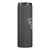 JBHS VMA Black with White Logo Customizable Thermosbeker (Achterkant)