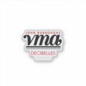 JBHS VMA Custom Vinyl Sticker met Jaar (Voorkant)