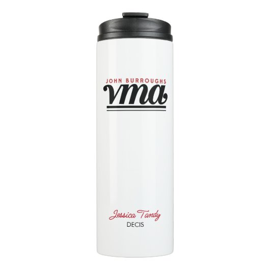 JBHS VMA Gepersonaliseerde Tumbler met Aangepast K Thermosbeker (Voorkant)