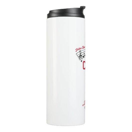 JBHS VMA Personalized Name with Custom Choir Thermosbeker (Gedraaid links)
