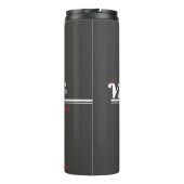 JBHS VMA Zwart met Wit Logo Aanpasbaar Thermosbeker (Achterkant)
