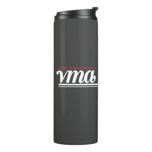 JBHS VMA Zwart met Witte Logo  Thermosbeker (Gedraaid links)
