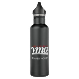 JBHS VMA Zwart met Witte Logo  Waterfles