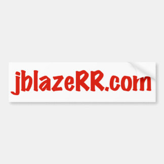 jblazeRR.com-Bumpersticker Bumpersticker