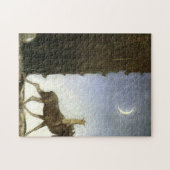 Jbleap the elk John Bauer Legpuzzel (Horizontaal)