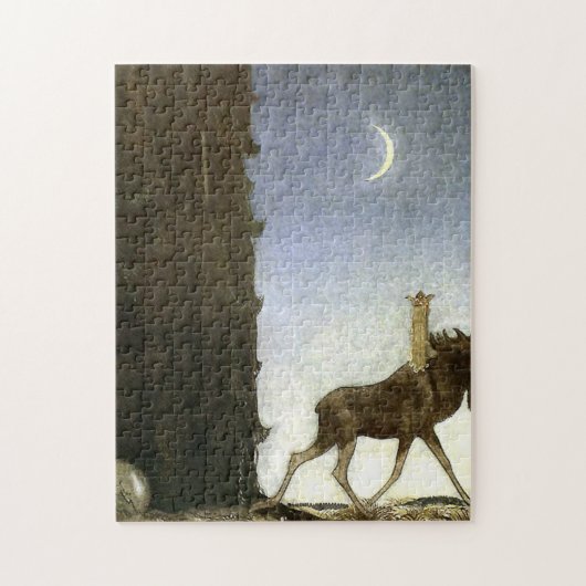 Jbleap the elk John Bauer Legpuzzel (Verticaal)