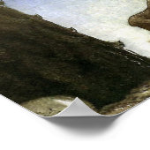 Jbleap the elk John Bauer Poster (Hoek)