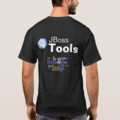 JBoss Tools Wordle Dark T T-shirt (Achterkant)