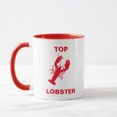 JBP-Mok met bovenste lobster Mok (Links)