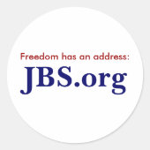JBS.org Sticker (Voorkant)