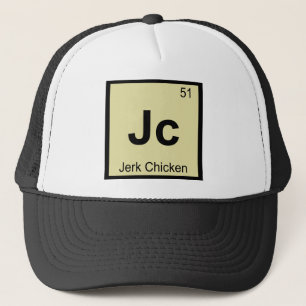 Jc - Jerk Chicken Scheikunde Periodiek Systeem Sym Trucker Pet