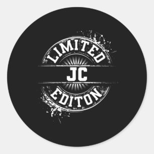JC Limited Edition Grappige gepersonaliseerde naam Ronde Sticker