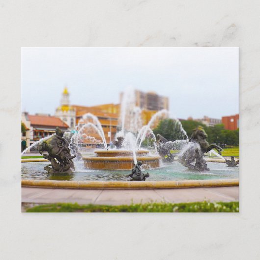 JC Nichols Fountain Country Club Plaza KC Briefkaart (Voorkant)