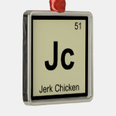 Jc - Tafelsymbool voor jekuiker Metalen Ornament (Rechts)