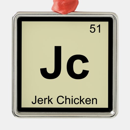 Jc - Tafelsymbool voor jekuiker Metalen Ornament (Voorkant)