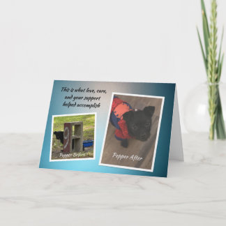 JCAPL Pepper - Hartelijk dank Kaart