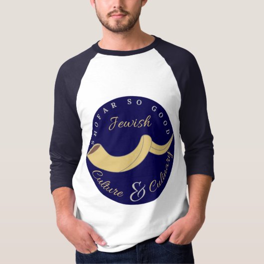 JCC NAVY Mannen Baseball Shirt (Voorkant)