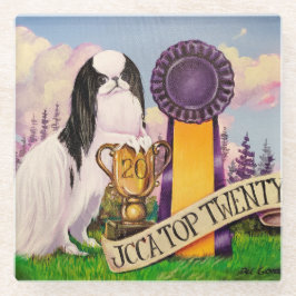 JCCA Top 20 - Prachtig glazen Onderzetter / Trivet