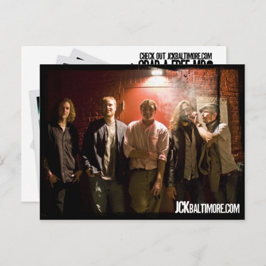 JCKbaltimore.com Briefkaart (Voorkant / Achterkant)