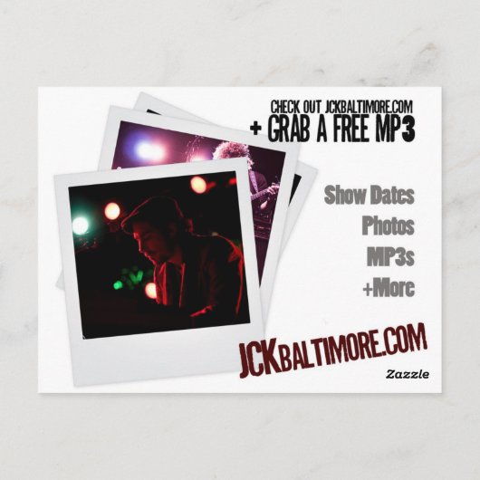 JCKbaltimore.com Briefkaart (Achterkant)