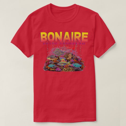 JCombs_ Bonaire, Dutch Caribbean, Reef, Coral, Fis T-shirt (Design voorkant)