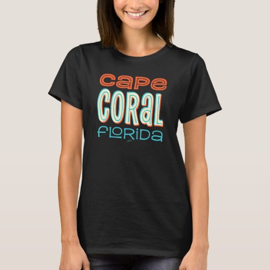 Jcombs Cape Coral Florida Beach T-shirt (Voorkant)