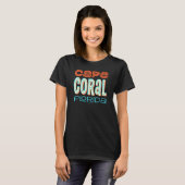 Jcombs Cape Coral Florida Beach T-shirt (Voorkant volledig)