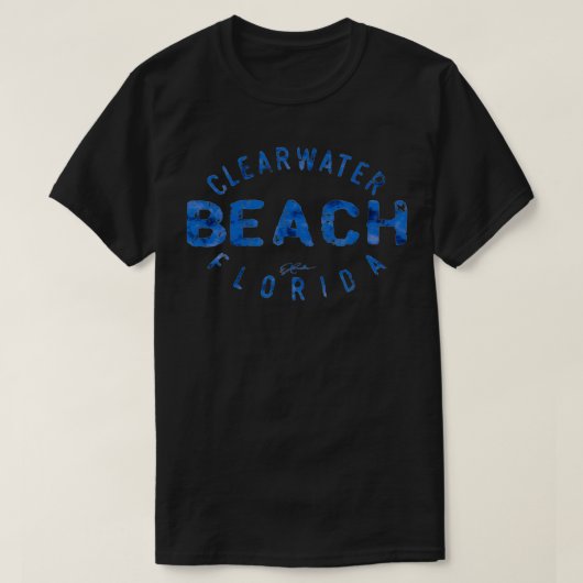 JCombs Clearwater Beach, FL T-shirt (Design voorkant)