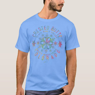 JCombs Crested Butte, CO, sneeuw T-shirt
