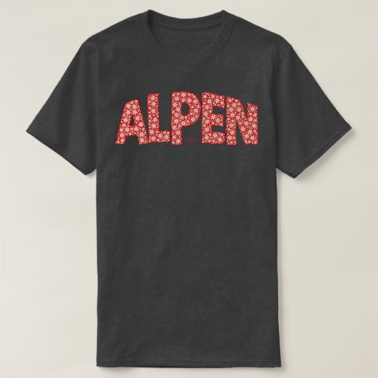 JCombs German Alps with Snow T-shirt (Design voorkant)