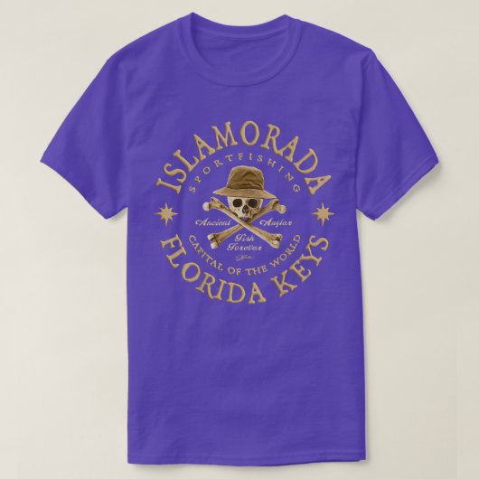 Jcombs Islamorada, Florida, Ancient Angler, Fishin T-shirt (Design voorkant)