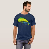 JCombs Islamorada Florida MahiMahi T-shirt (Voorkant volledig)