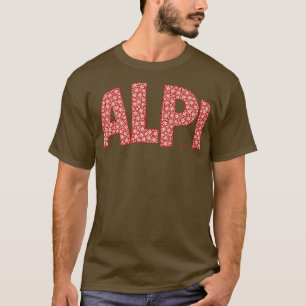 JCombs Italiaanse Alpen met sneeuw T-shirt