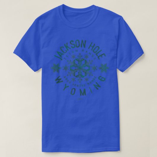 JCombs Jackson Hole, Wyoming, Snow358 T-shirt (Design voorkant)