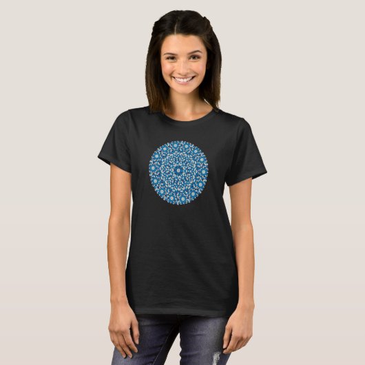 JCombs Ornamental Tiling Pattern Mandala_13 T-shirt (Voorkant volledig)