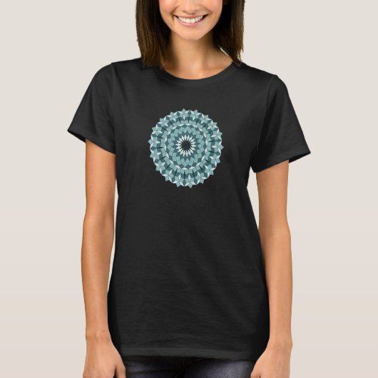 JCombs Ornamental Tiling Pattern Mandala T-shirt (Voorkant)