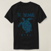 JCombs St. Thomas, USVI, Sea Turtle, Beach T-shirt (Design voorkant)