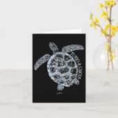 Jcombs_ Turks- en Caicoseilanden, Zeeschildpad, St Kaart (Gele Bloem)