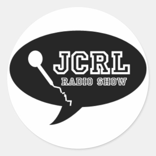 JCRLradio - Laptop Sticker (Voorkant)