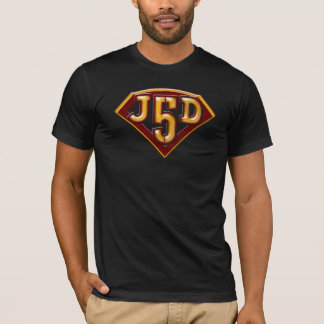 JD5 Zwart T-shirt met korte mouwen